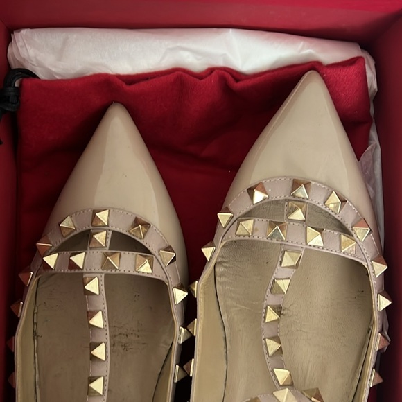 Valentino rockstud flats 36 1/2 - Picture 5 of 9